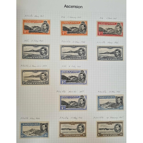 56 - ** KGVI MINT COLLECTION INCLUDING SHADES & VARIETIES: Large carton containing five albums, four of w... 