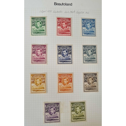 56 - ** KGVI MINT COLLECTION INCLUDING SHADES & VARIETIES: Large carton containing five albums, four of w... 