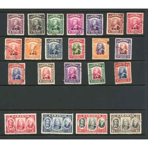 672 - 1923-50 USED COLLECTION inc. 1923 2c on 12c (SG73), 1932 set, 1934-41 set (ex 2c black & 15c blue), ... 