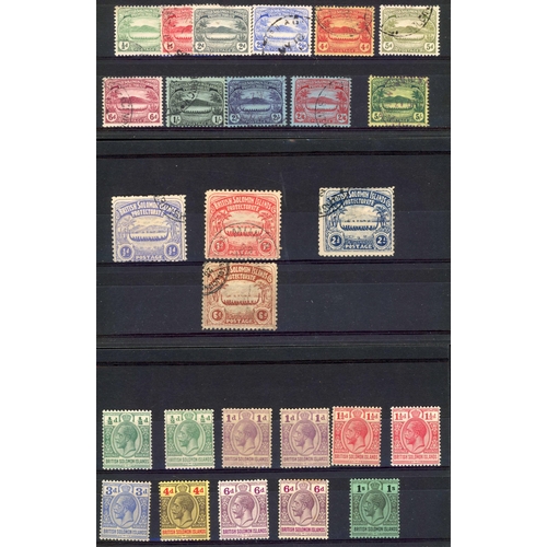 679 - 1907-49 MINT & USED COLLECTION on stock cards inc. 1907 ½d, 1d, 2d (thinned) & 6d used, 1908 set com... 