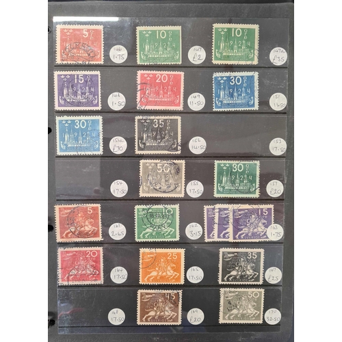 688 - 1858-2007 MINT & USED COLLECTION; A slightly duplicated ex dealers stock on hagner leaves with 1858 ... 