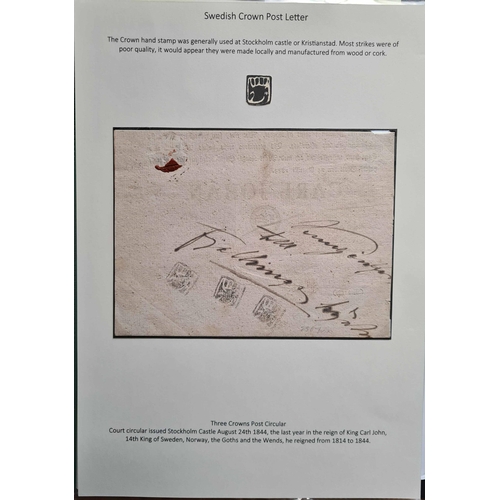 691 - POSTAL HISTORY COLLECTION 1838-2008; A well-presented collection of pre-stamp, military and postal s... 