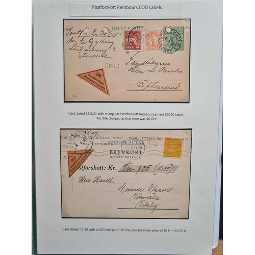 692 - POSTAL HISTORY COLLECTION 1919-2006; A well-presented collection in a ring binder, including 1935 co... 