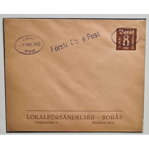 692 - POSTAL HISTORY COLLECTION 1919-2006; A well-presented collection in a ring binder, including 1935 co... 