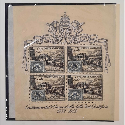 717 - 1929-2015 MINT COLLECTION: 2 cartons housing 'Safe' printed, hingeless album with a virtually comple... 