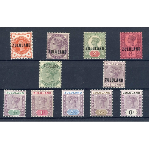 719 - 1888-96 MINT SELECTION with 1888-93 ½d, 1d, 2d, & 6d plus ½d on Natal without stop & 1894-96 set to ... 