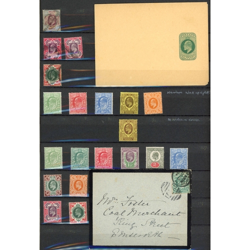 739 - STOCK PAGES OF KEVII-KGVI featuring mint 1902-10 ½d to 1/- with a good number of additional shades. ... 