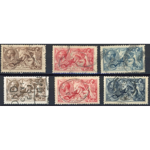 744 - QV/KEVII GROUP PLUS 1918 & 1934 SEA HORSES: Small group of QV m & u surface printed, Jubilees, etc. ... 