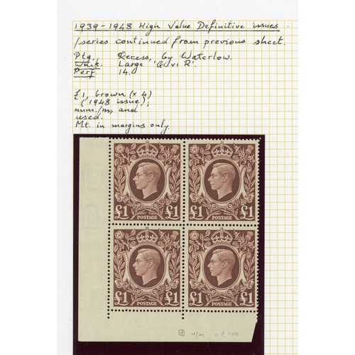 747 - KEVIII/KGVI MINT & USED COLLECTION WITH COVERS: Well filled binder with a collection of mint & used ... 