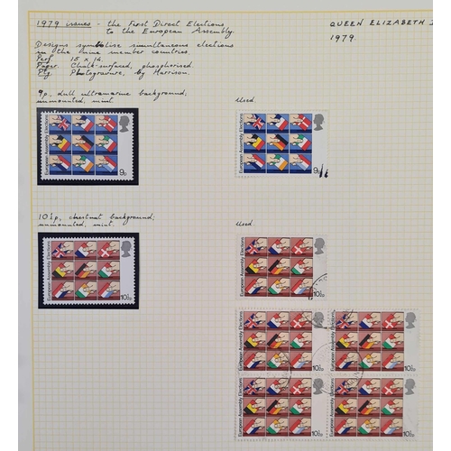 797 - 1975-1998 COLLECTION: Presented and written up in 24 binders. Typically includes a mint set, a used ... 