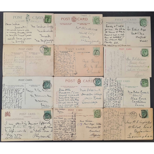 880 - SINGLE- & DOUBLE-RING CANCELLATIONS INC. THIMBLES ON PPCs: Two shoeboxes containing a very wide rang... 