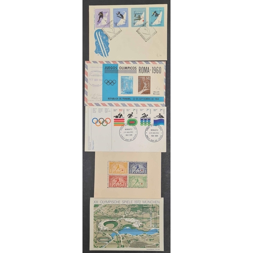 90 - OLYMPICS & OTHER EVENTS, EX DEALER'S STOCK: 1937-2000 selection from around the world, with FDC, spe... 