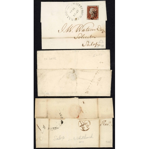 1306 - WELLINGTON AND WHITCHURCH: 1783-1908 selection, majority QV, with Wellington(53) and Whitchurch(33) ... 