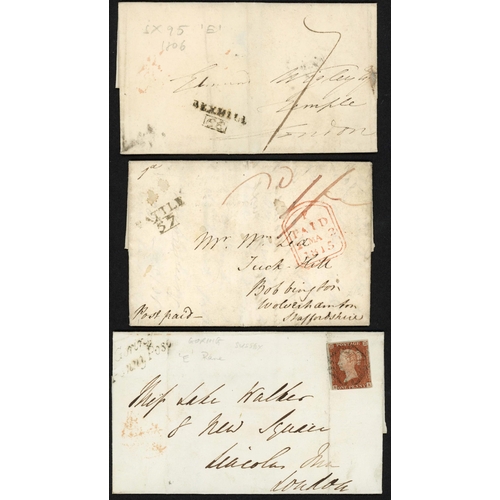 1316 - 1806-c.1950: Collection with early 1806 E to London with fine BEXHILL / 66 hs (SX95); 1811 EL to Lon... 