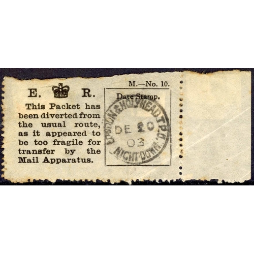 895 - 1847-c.1940: Selection inc 1853 1d pink P. Stat. env. Bushey to Belgravia with fine red 