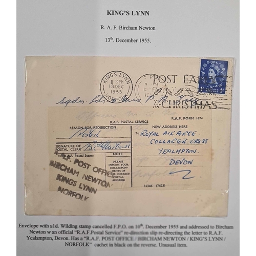 1264 - KING'S LYNN - 1799-2001 VILLAGES A-C: Anmer-Crimplesham; RAF Bircham Newton 1941 incoming letter, 19... 