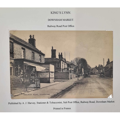 1265 - KING'S LYNN - VILLAGES D-F: 1792-1972 collection of villages from Denver to Foulden in 6 red ring bi... 