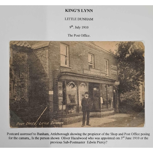 1267 - KING'S LYNN - VILLAGES I-R: 1776-1974 collection for villages Ingoldisthorpe - Ringstead in 8 red ri... 