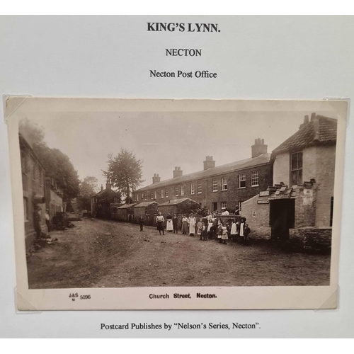 1267 - KING'S LYNN - VILLAGES I-R: 1776-1974 collection for villages Ingoldisthorpe - Ringstead in 8 red ri... 