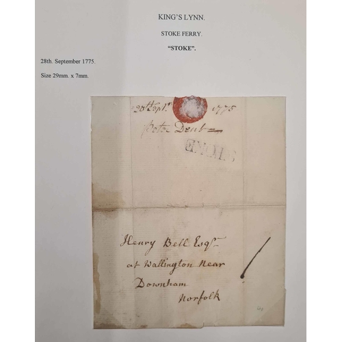 1268 - KING'S LYNN - VILLAGES S-Sy: 1775-2000 Sedgeford - Syderstone. 5 red ring binders. includes 8 PPCs o... 