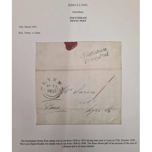 1268 - KING'S LYNN - VILLAGES S-Sy: 1775-2000 Sedgeford - Syderstone. 5 red ring binders. includes 8 PPCs o... 