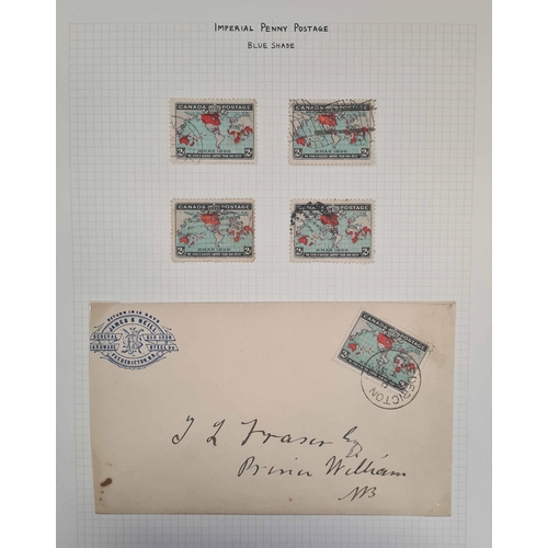 349 - SUBSTANTIAL MINT & USED COLLECTION 1859-1953; A carton containing a well presented comprehensive col... 