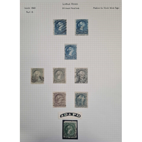 349 - SUBSTANTIAL MINT & USED COLLECTION 1859-1953; A carton containing a well presented comprehensive col... 