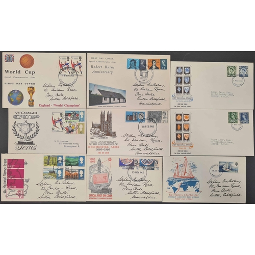 808 - 1965-2010 ACCUMULATION OF FDCs & SPECIAL CANCELLATIONS; two cartons containing a large quantity of a... 