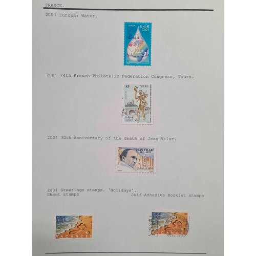 383 - LARGE ACCUMULATION: Large carton with stamps & cinderella labels in packets, stock-cards, etc. Huge ... 