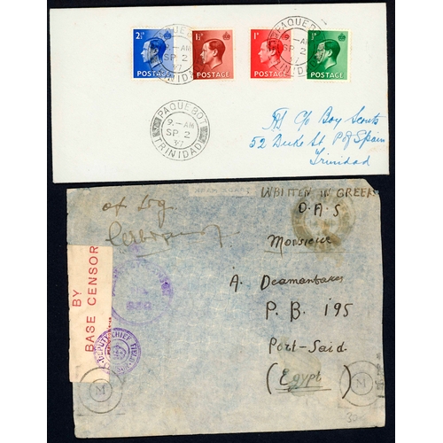 1225 - TWENTIETH CENTURY CHIEFLY COMMERCIAL MAIL to about 1960 with emphasis on KEVII to KGVI inc. WWI & WW... 