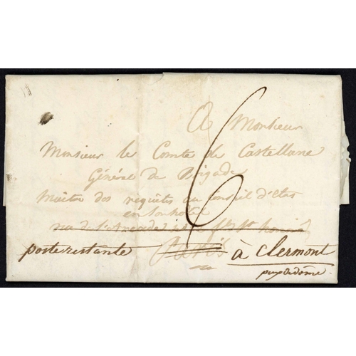 144 - FRENCH OFFICER'S LETTER FROM 