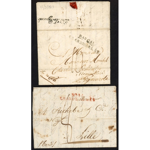 153 - GRANDE-ARMEE MARKS EX LEIPZIG, WESTPHALIA OR DRESDEN - 