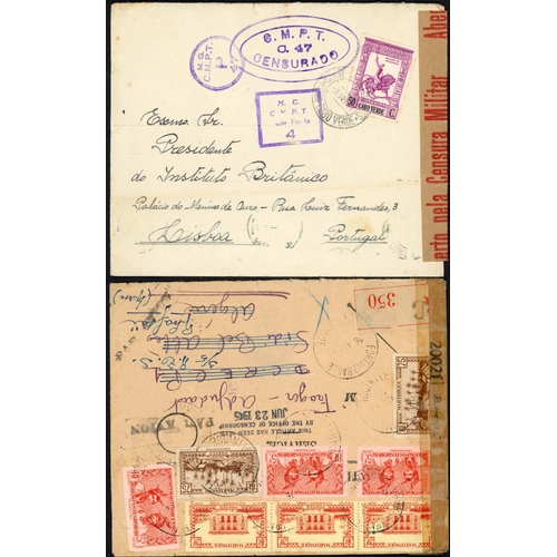 131 - WORLDWIDE WWII MAILS: 1939-45 with 1942 Navy Dept. env. to Wellington with US Navy cancel 