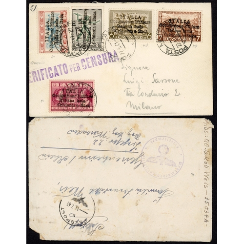 128 - EUROPE INC. GB WWII MAILS: 1939-45 with 1940 