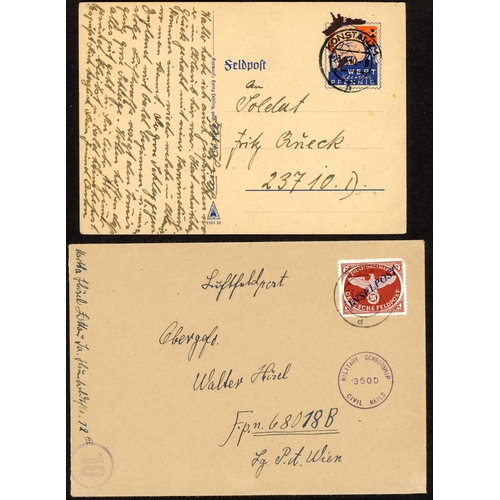 128 - EUROPE INC. GB WWII MAILS: 1939-45 with 1940 