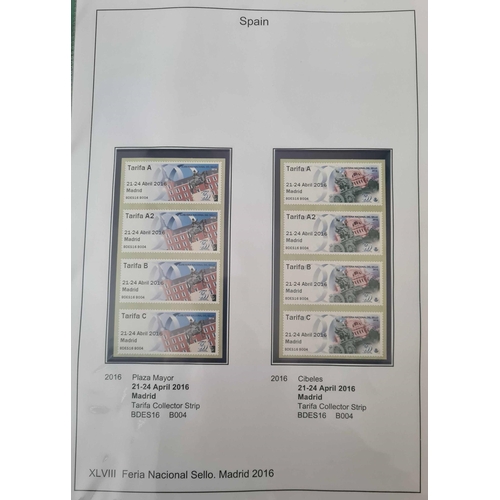 3 - WORLDWIDE 'POST & GO' TYPE COLLECTION: Three large binders housing written-up collections of 'Post &... 