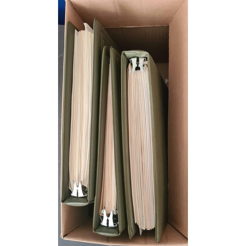 33 - QV-EARLY QEII USED COLLECTION: Three binders with an 