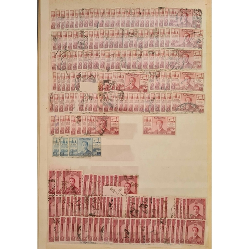 9 - WORLD MISCELLANY; Two cartons containing fourteen albums/stockbooks plus album leaves & loose stamps... 