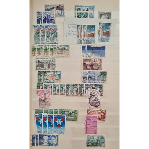 9 - WORLD MISCELLANY; Two cartons containing fourteen albums/stockbooks plus album leaves & loose stamps... 