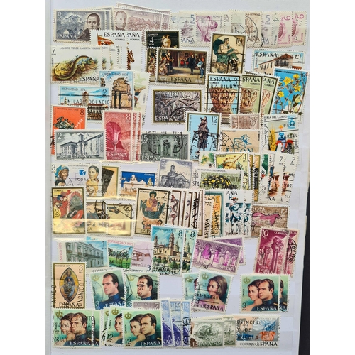 38 - SPAIN, ITALY, AUSTRIA & EASTERN EUROPE, ETC.: Carton holding six albums/stock books with general, ea... 