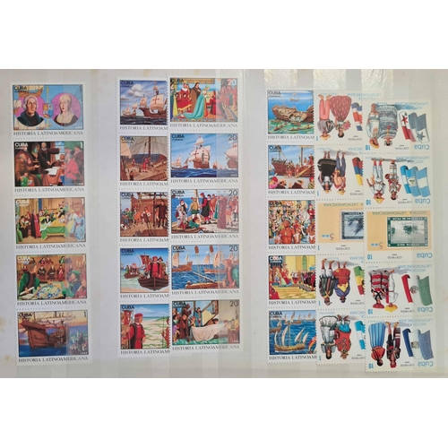 26 - MAINLY MODERN WORLDWIDE MISCELLANY: Two cartons containing seven albums/stockbooks and a quantity of... 