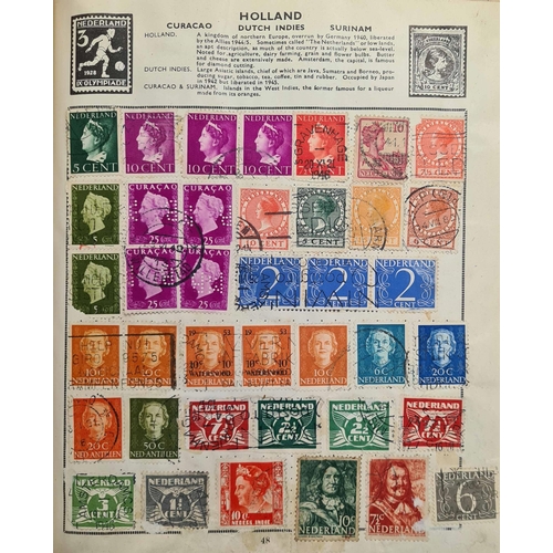 26 - MAINLY MODERN WORLDWIDE MISCELLANY: Two cartons containing seven albums/stockbooks and a quantity of... 