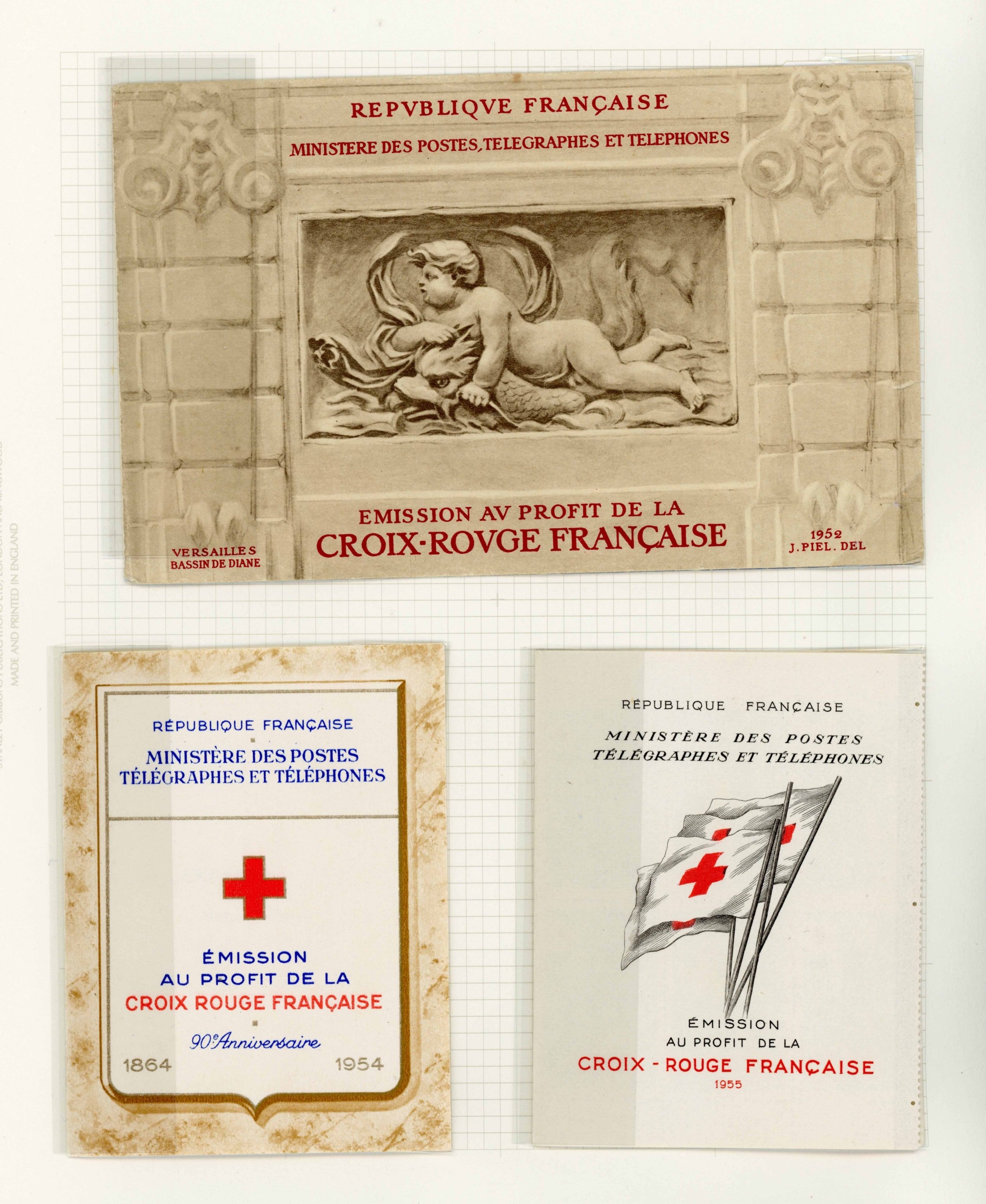 RED CROSS BOOKLETS: Complete fresh um set of booklets 1952-92 mounted ...