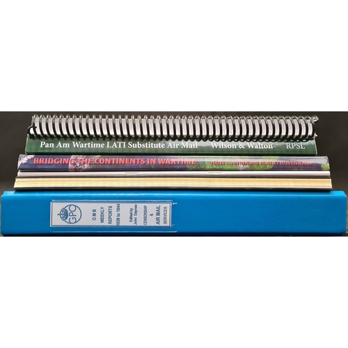 174 - WWII: A selection of handbooks inc. Bridging the Continents in Wartime by Aitink & Hovenkamp; Pan Am... 