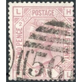 1875 ANCHOR WATERMARK - RARE ERROR OF LETTERING: 2½d rosy mauve plate 2 ...