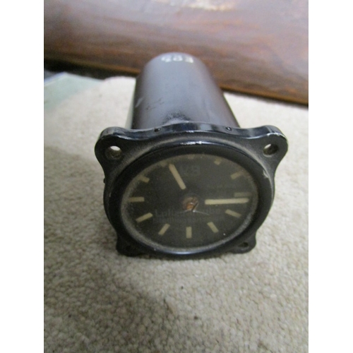 219 - A German electric aircraft clock, 1 7/8