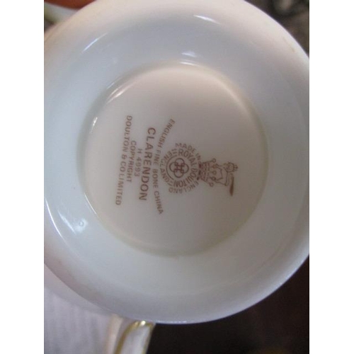 49 - A Royal Doulton 'Clarenden' part teaset