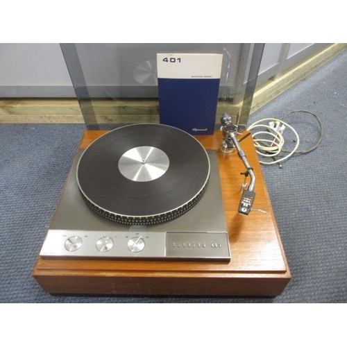 72 - A Garrard 401 turntable in working order