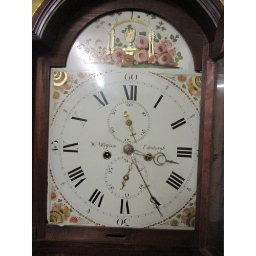 78 - An early 19th century, eight day longcase clock, the 12