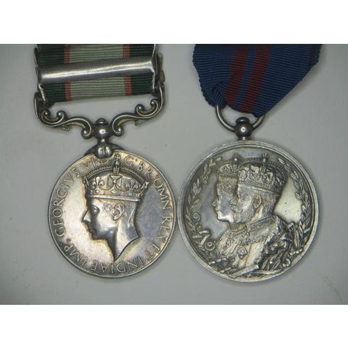 259 - A George VI Indian General Service medal with a clasp North West Frontier, 1936-1937 inscribed 9341 ... 